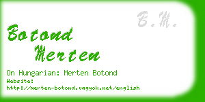 botond merten business card